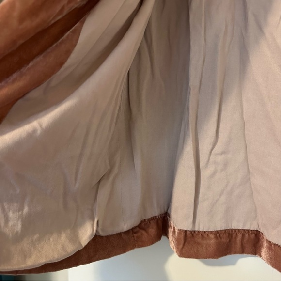 XiRENA Vintage Velvet Old Rose Jax Open Front Jacket Womens Medium - Picture 7 of 10